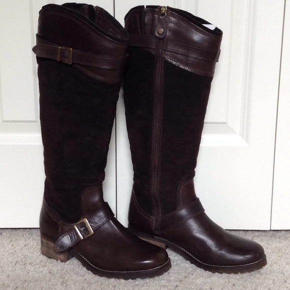 Italian Leather Boots Size 